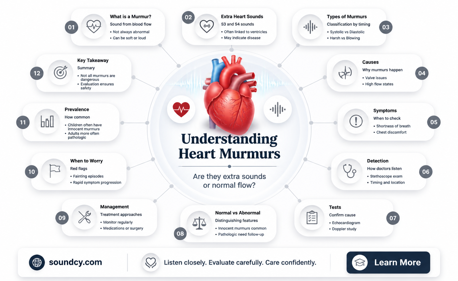 are murmurs extra heart sounds