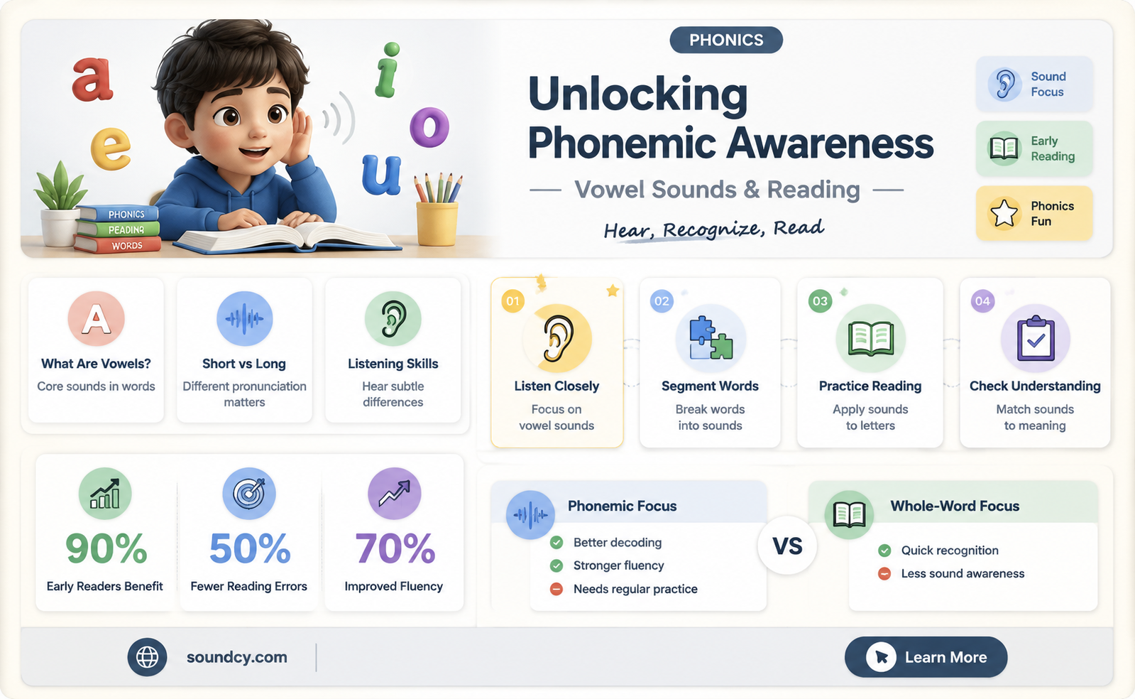 are vowel sounds phonemic awareness