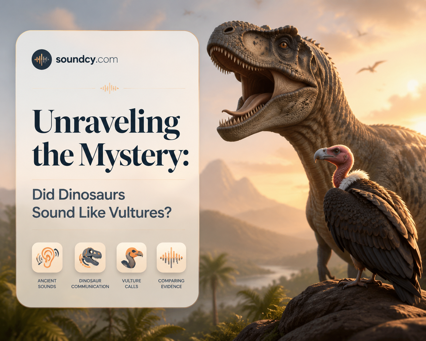 did dinosaurs sound like vultures