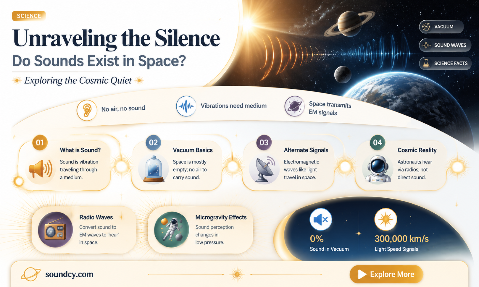are there sound in space