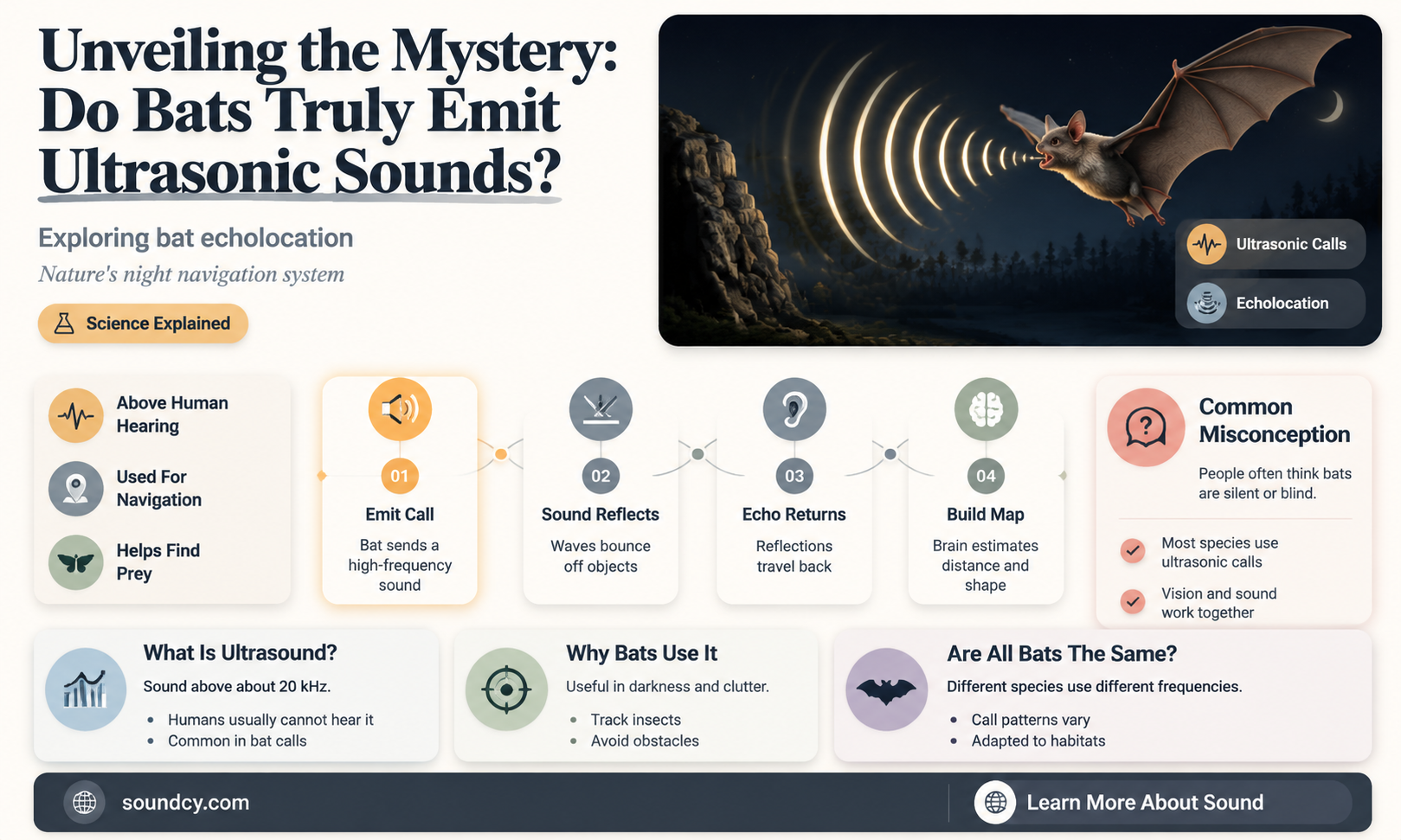 do bats have ultrasonic sound