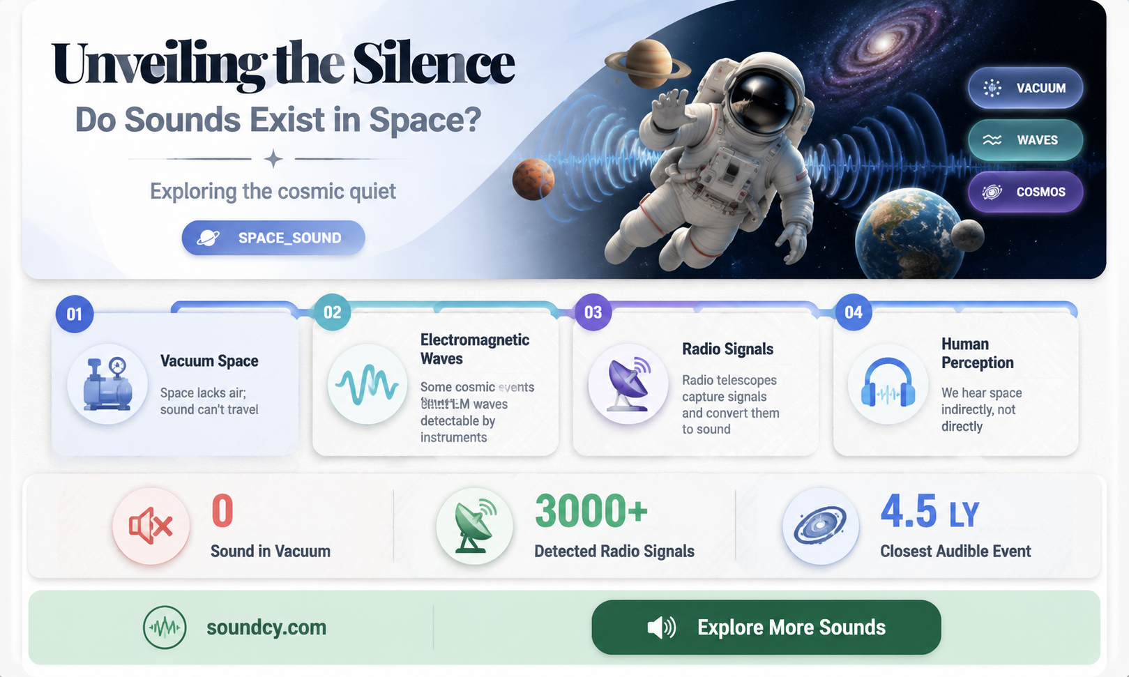 are there sounds in space