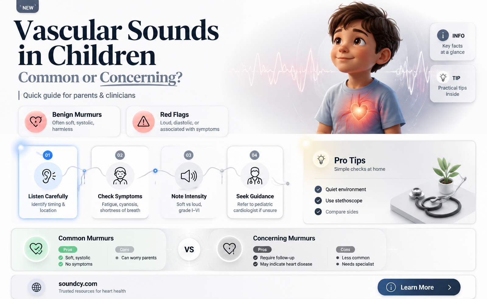 are vascular sounds common in children