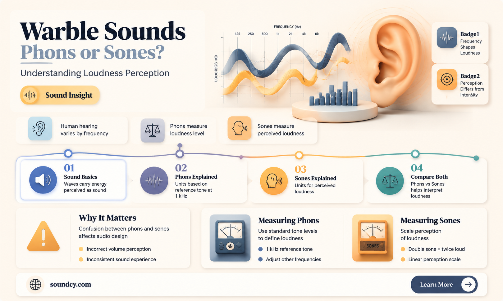 are warble sounds phons or sones