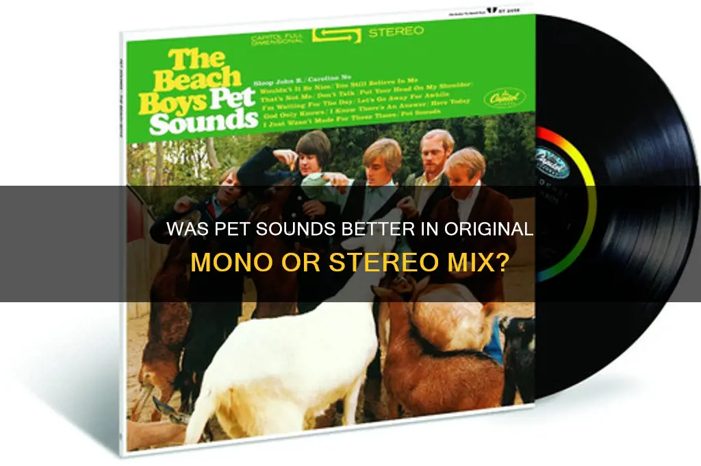 was pet sounds original mono