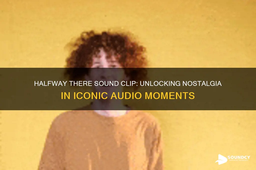 were halfway there sound clip