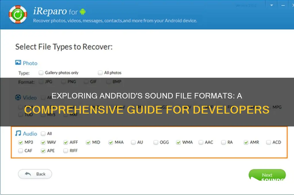 were sound files in android