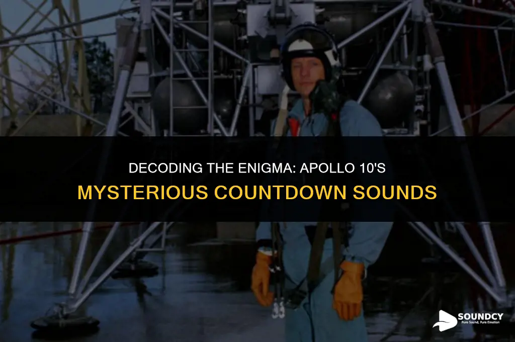 were the apollo 10 sounds counting down to something
