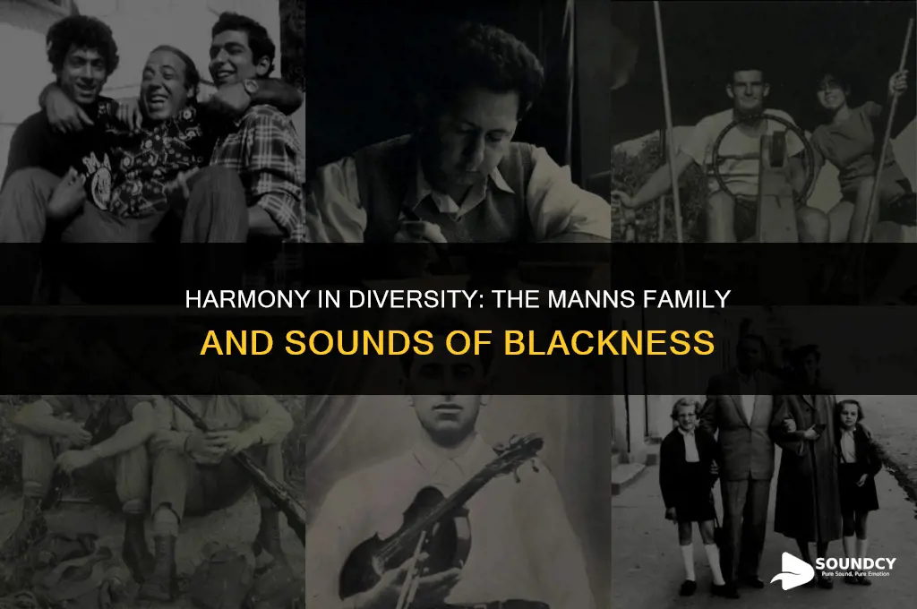 were the manns family with the sounds of blackness