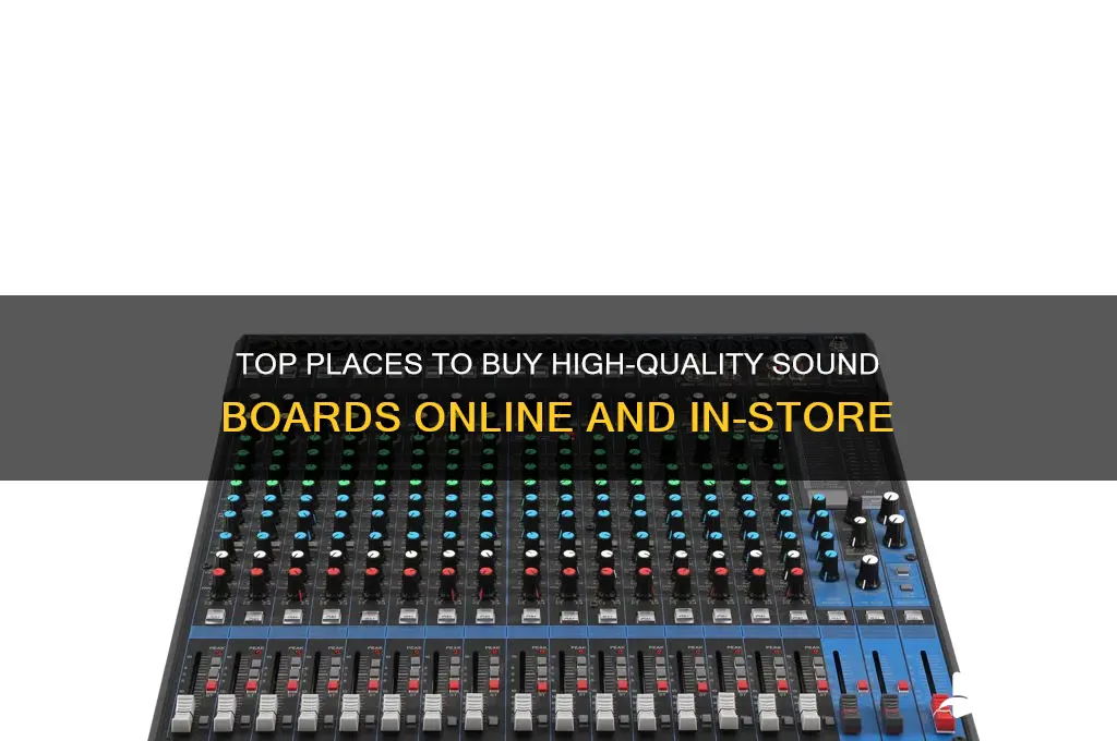 were to purchase sound boards