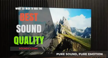 Unveiling the Top 32-Inch TV with Exceptional Sound Quality