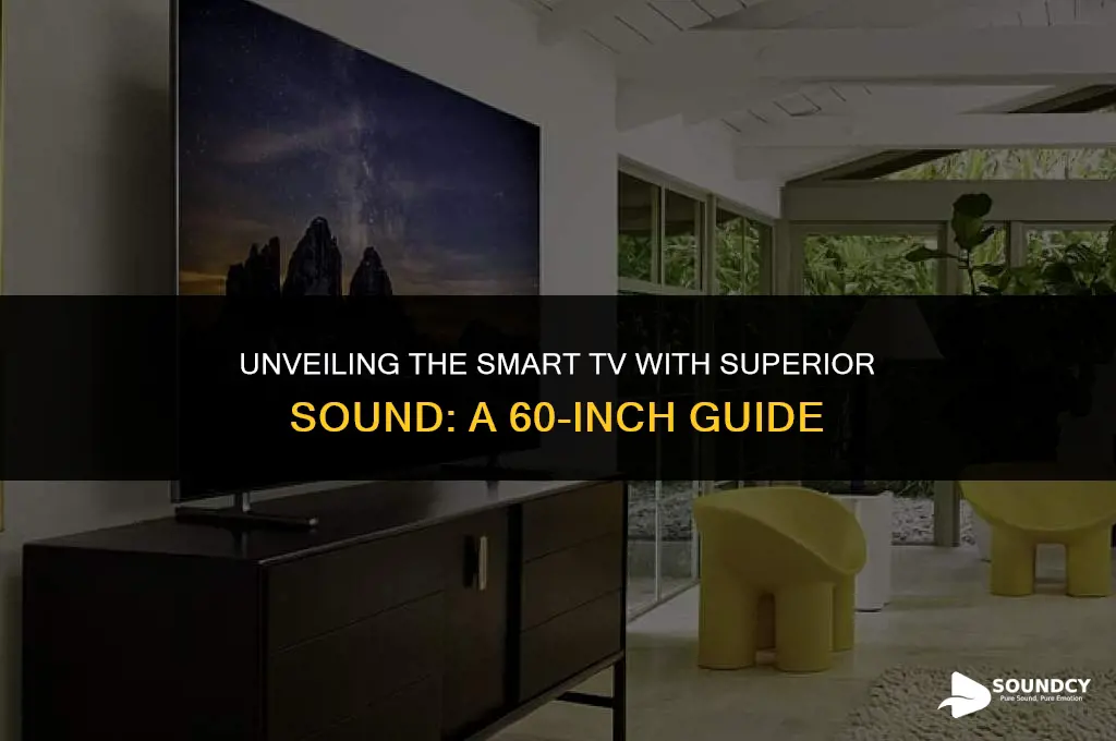 what 60 inch smart tv has the best sound