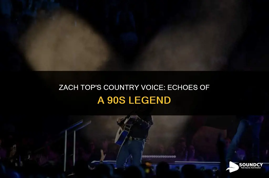 what 90s country singer does zach top sound like