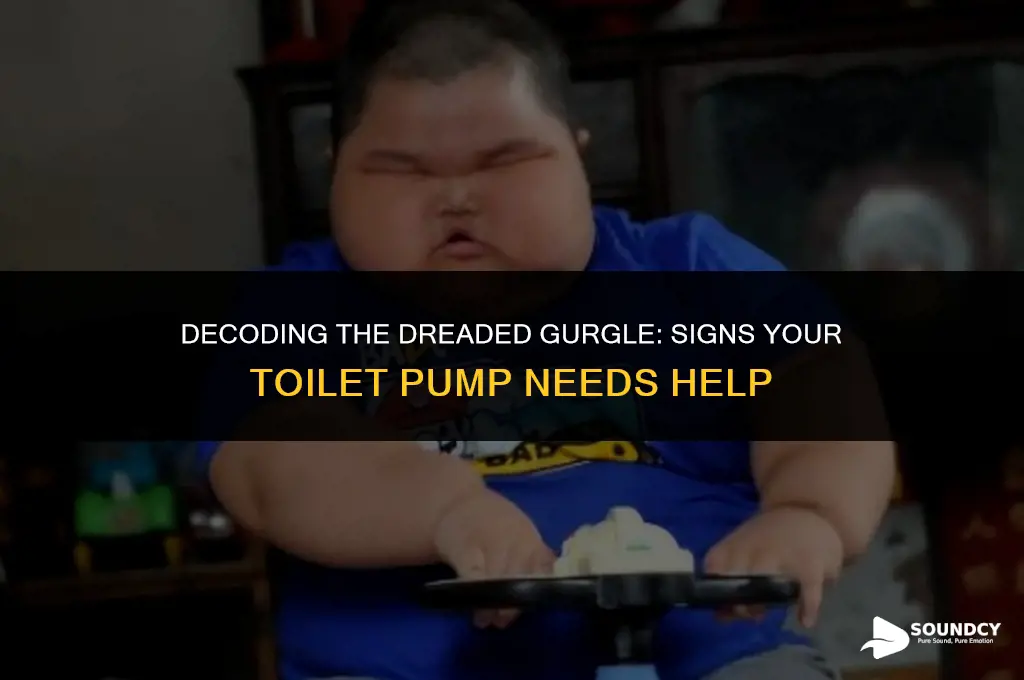 what a bad pump in a toliet sounds like