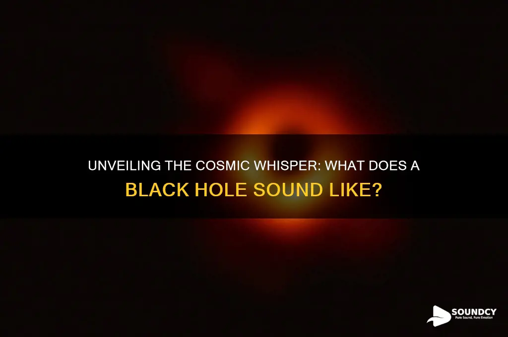 what a blackhole sounds like