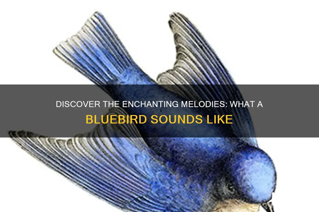 what a bluebird sounds like
