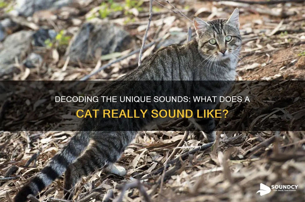 what a cat sound like