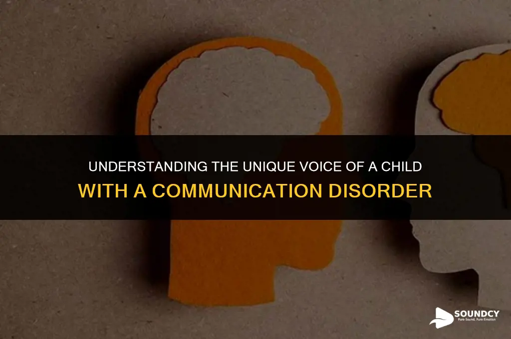 what a child with a communication disorder sounds like