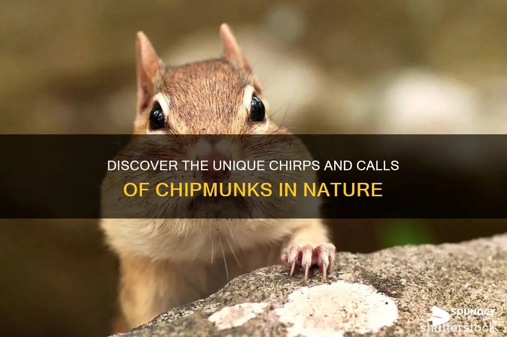 what a chipmunk sounds like