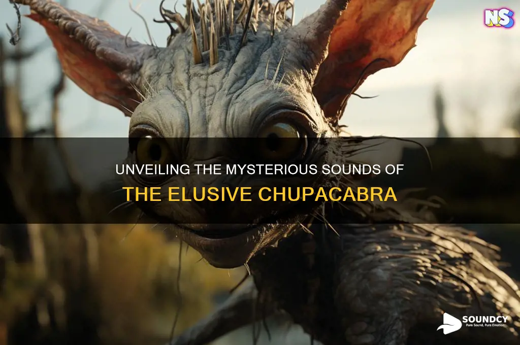 what a chupacabra sounds like