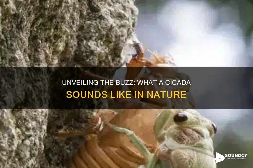 what a cicada sounds like