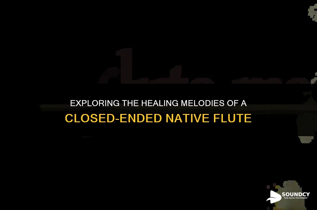 what a closed ended native flute medicene sound like