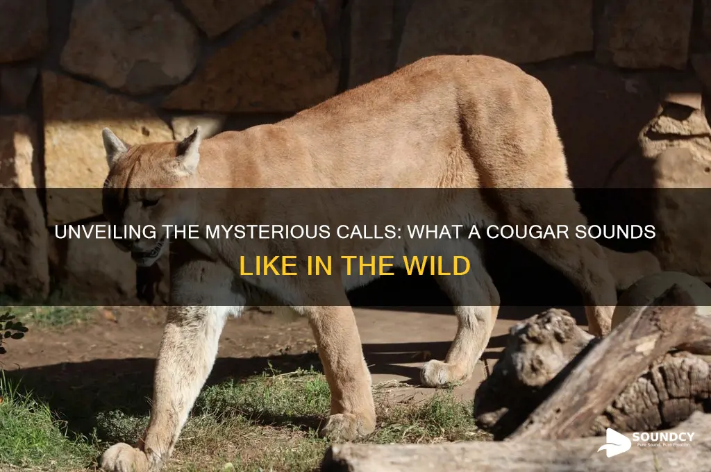 what a cougar sounds like