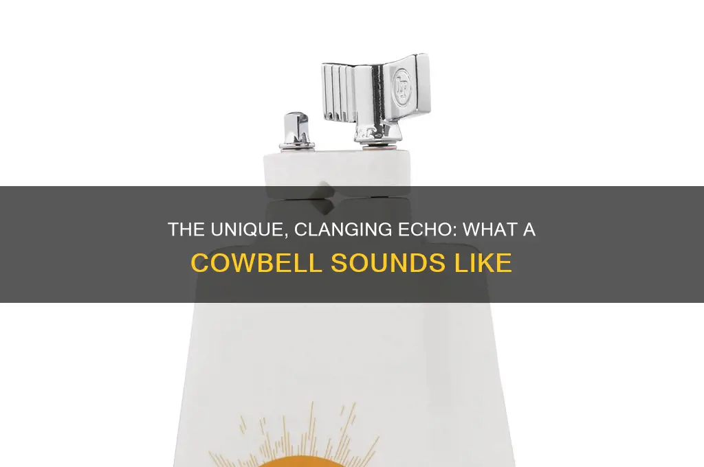 what a cowbell sounds like