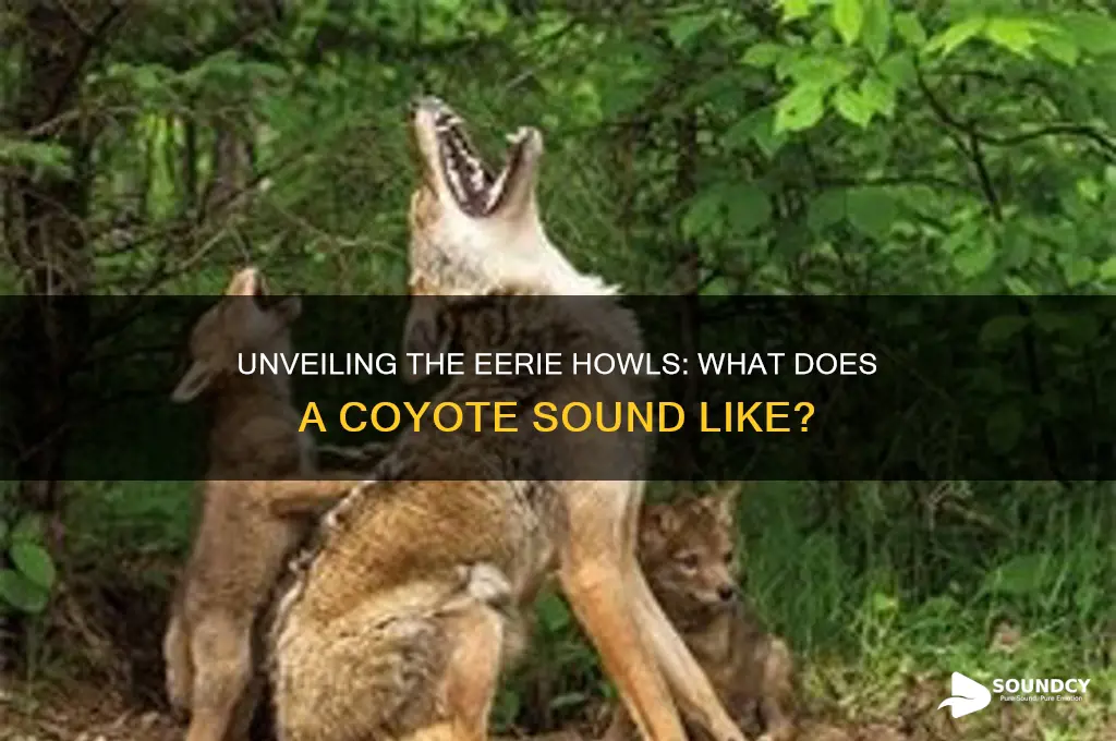 what a coyote sound like
