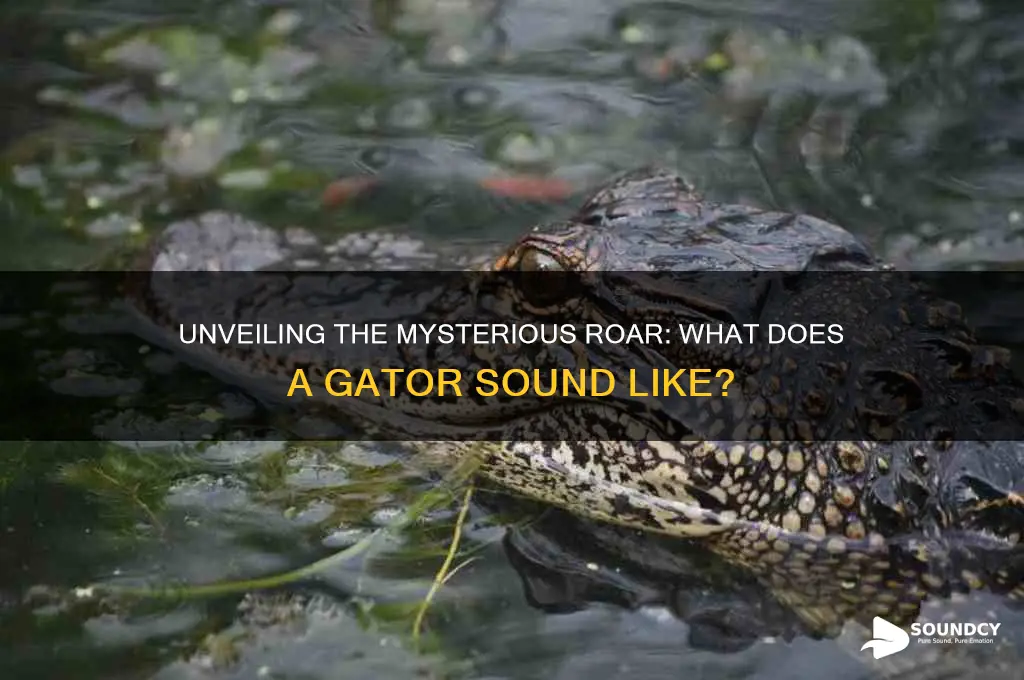 what a gator sounds like