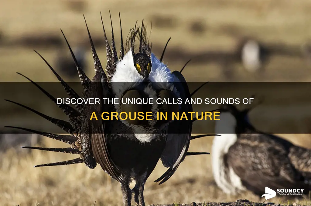what a grouse sounds like