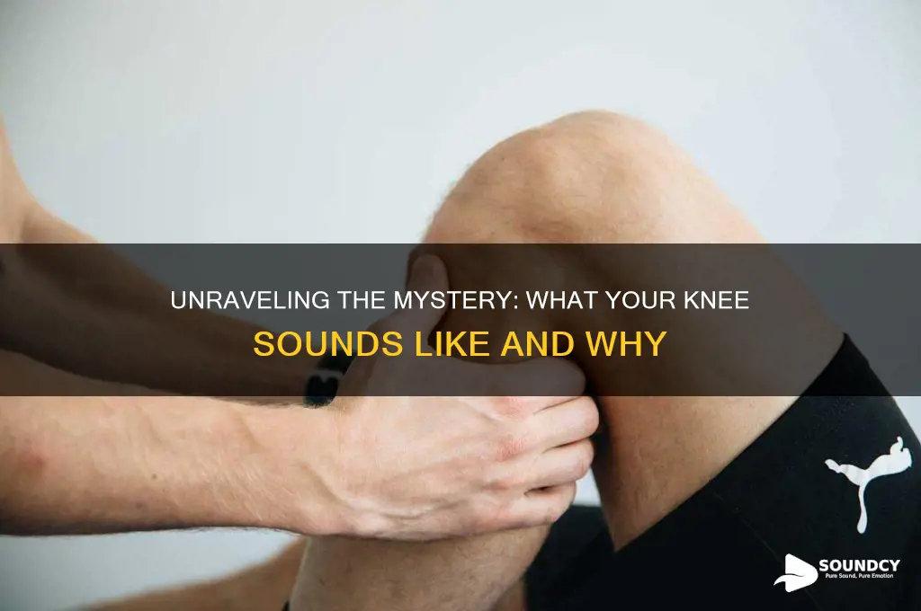 what a knee sounds like