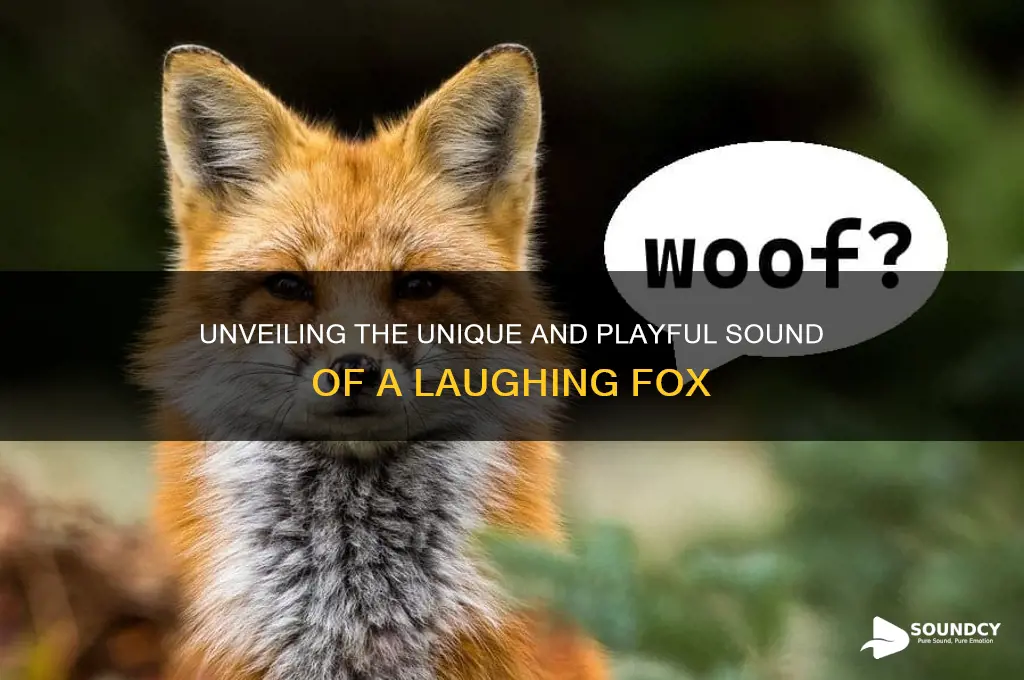 what a laughing fox sounds