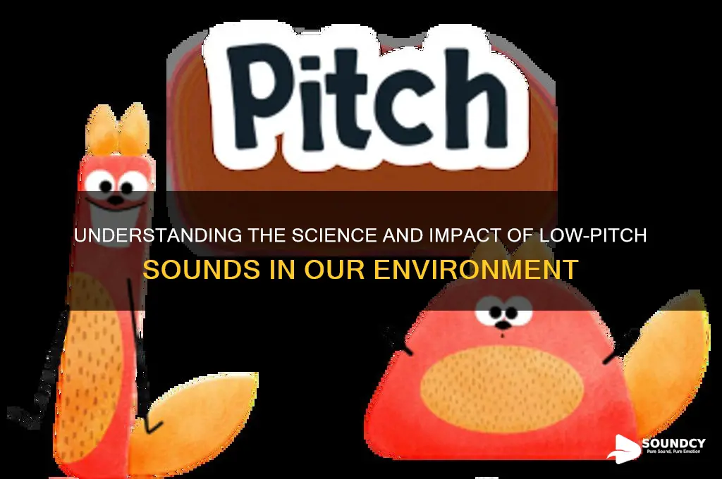 what a low pitch sound