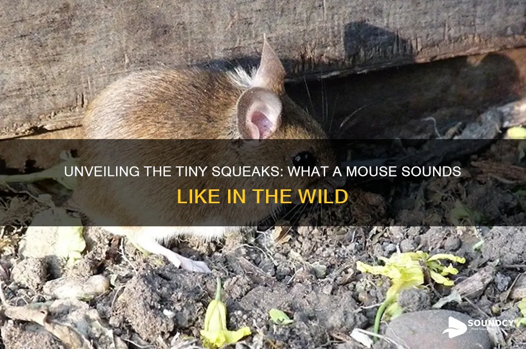 what a mouse sounds like