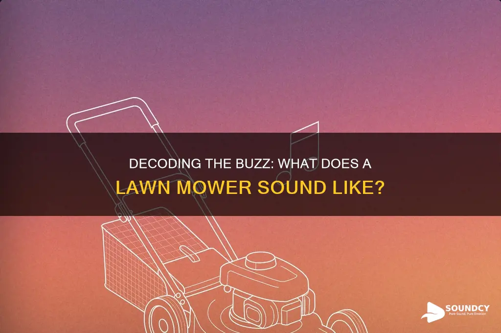 what a mower sound like