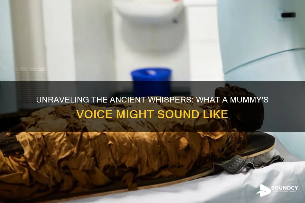 what a mummy sounds like