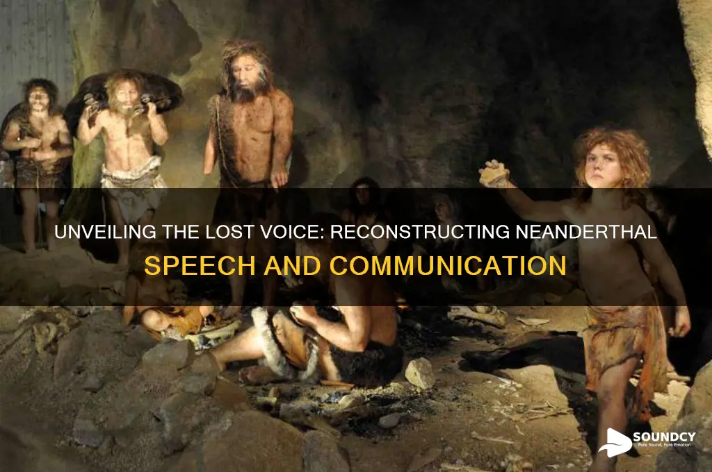 what a neanderthal sounds like