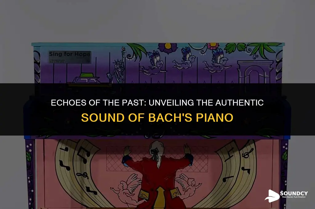 what a piano during bach