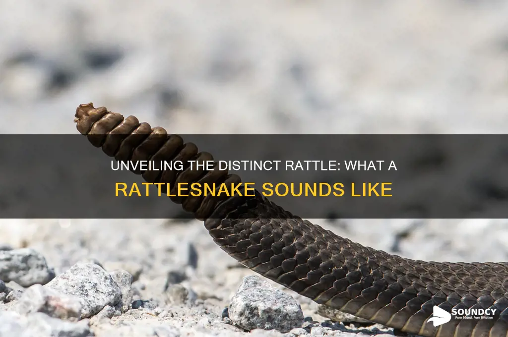 what a rattlesnake sounds like