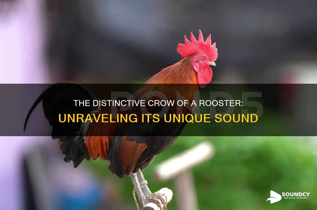 what a rooster sounds like