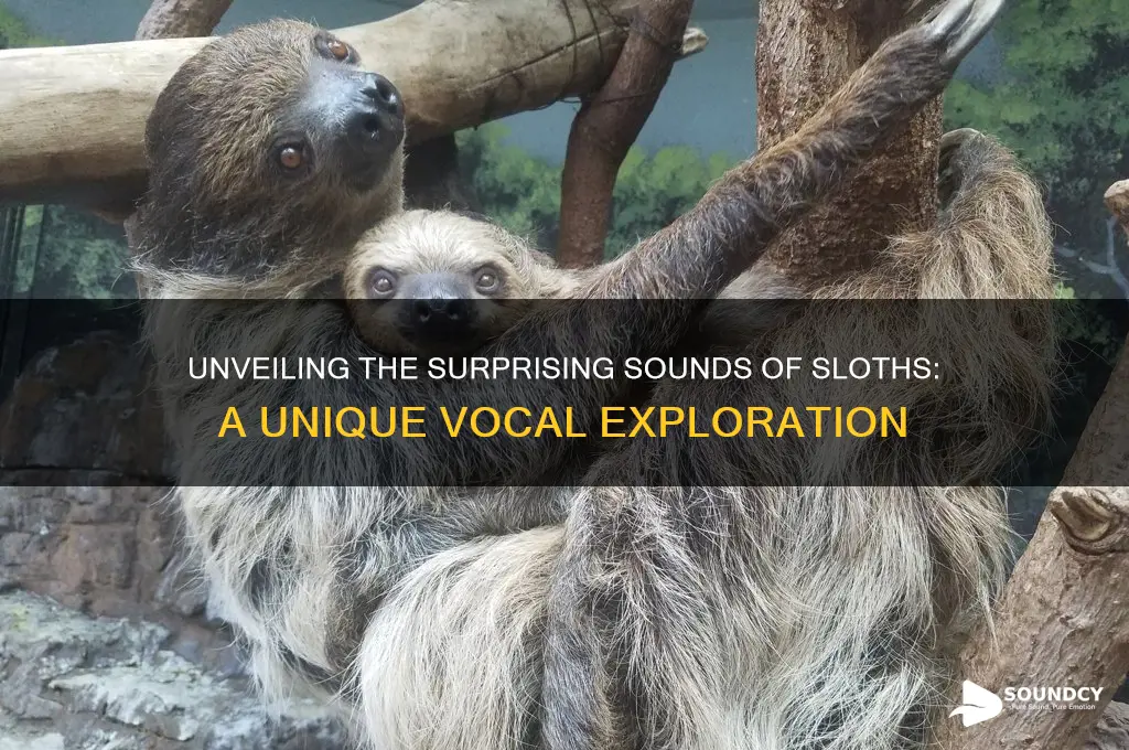 what a sloth sounds like