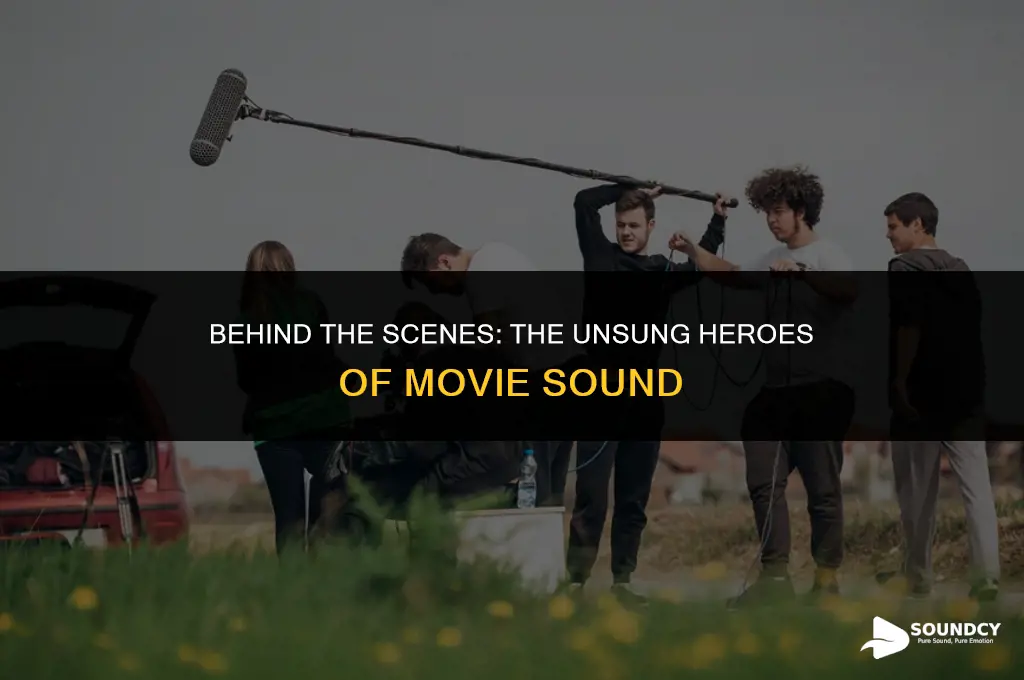 what a sound person is called in the movies