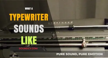 The Clacking Symphony: Unveiling the Unique Sounds of a Typewriter