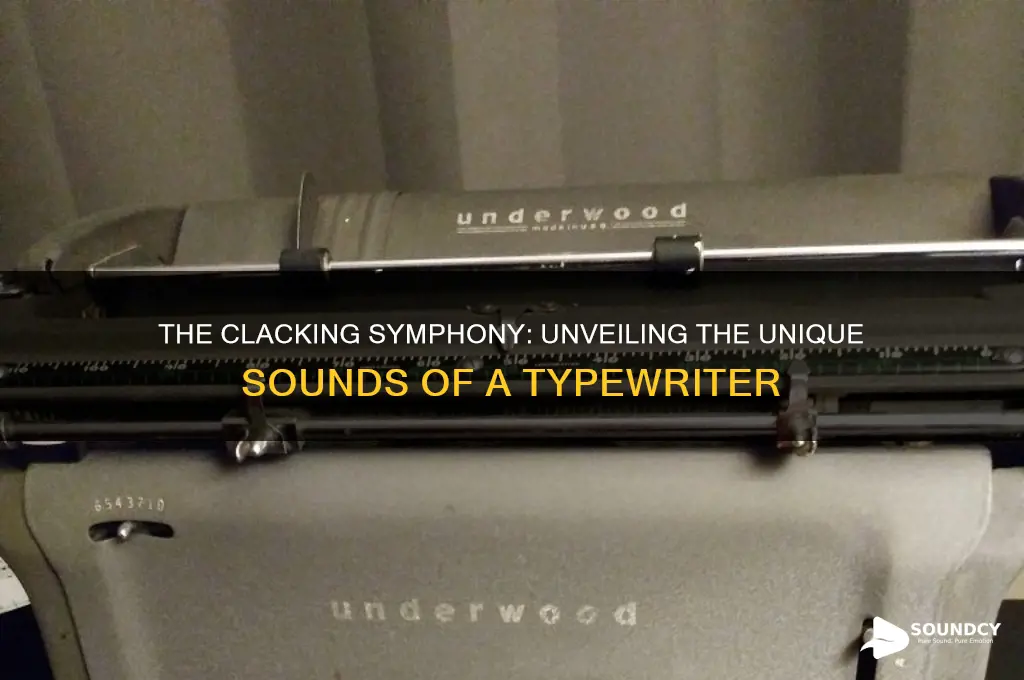what a typewriter sounds like