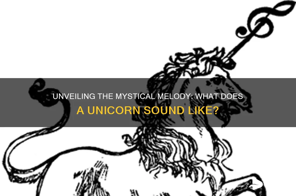 what a unicorn sounds like