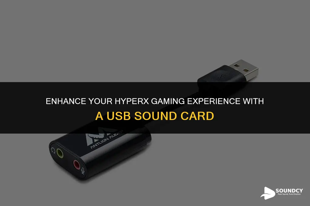 what a usb sound card for hyper xbox one