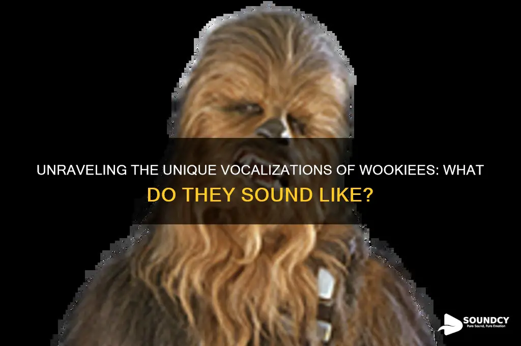 what a wookie sounds like