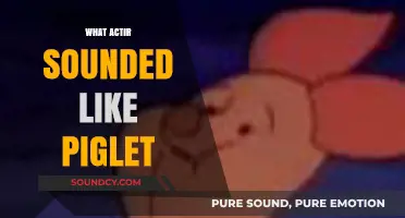 Unveiling the Adorable Voice: Actir's Striking Resemblance to Piglet's Tone