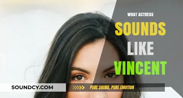 Who's the Actress with a Voice Strikingly Similar to Vincent's?